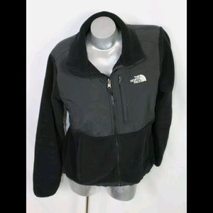 The North Face Women’s Black Denali PolarTec Full Zip Fleece Jacket Size LARGE
